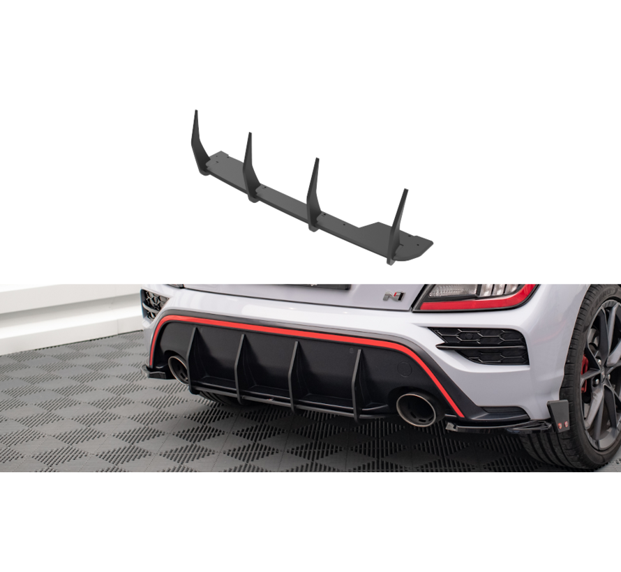 Maxton Design Street Pro Rear Diffuser Hyundai Kona N Mk1