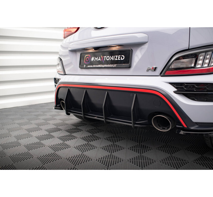 Maxton Design Street Pro Rear Diffuser Hyundai Kona N Mk1