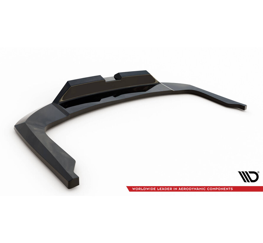 Maxton Design Central Rear Splitter (with vertical bars) Hyundai Elantra Mk7