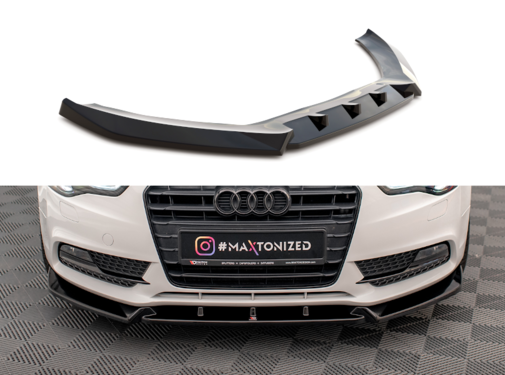 Maxton Design Maxton Design Front Splitter V.1 Audi A5 Coupe / Sportback 8T Facelift