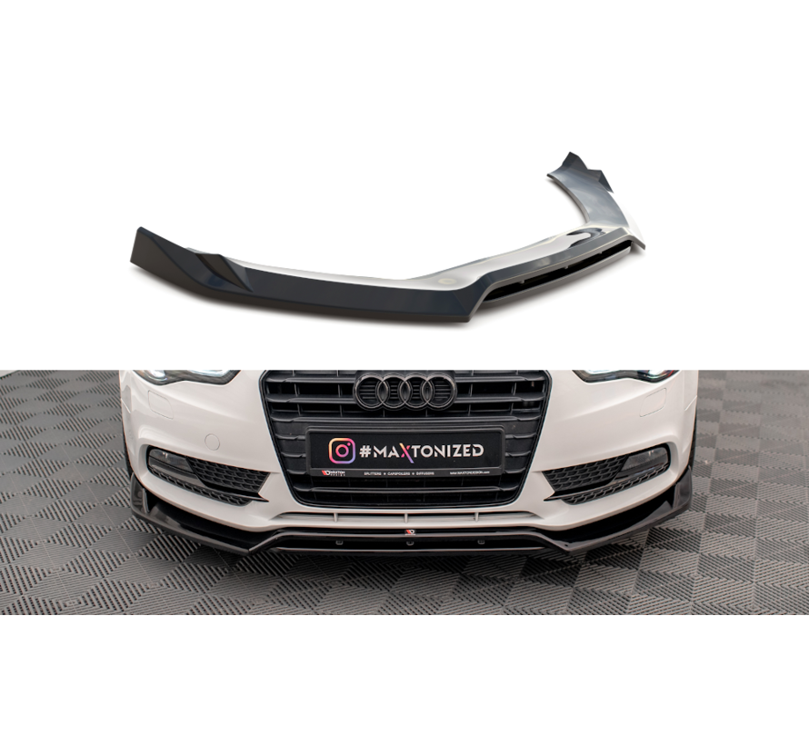 Maxton Design Front Splitter V.2 Audi A5 Coupe / Sportback 8T Facelift