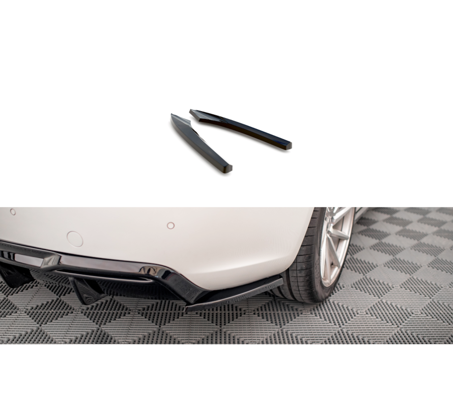 Maxton Design Rear Side Splitters Audi A5 Coupe 8T Facelift