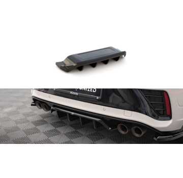 Maxton Design Maxton Design Central Rear Splitter (with vertical bars) Volkswagen T-Roc R Mk1 Facelift