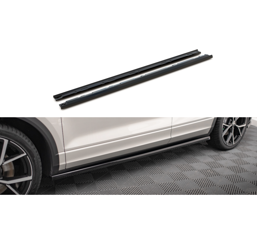 Maxton Design Side Skirts Diffusers Volkswagen T-Roc R Mk1 Facelift