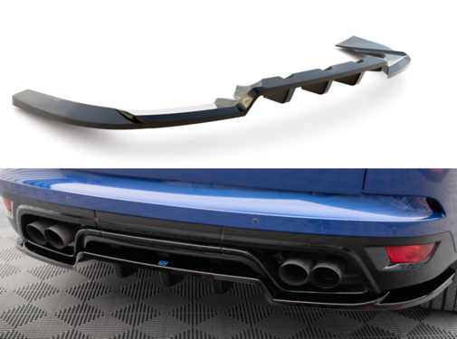 Maxton Design Maxton Design Central Rear Splitter (with vertical bars) Land Rover Range Rover Sport SVR Mk2