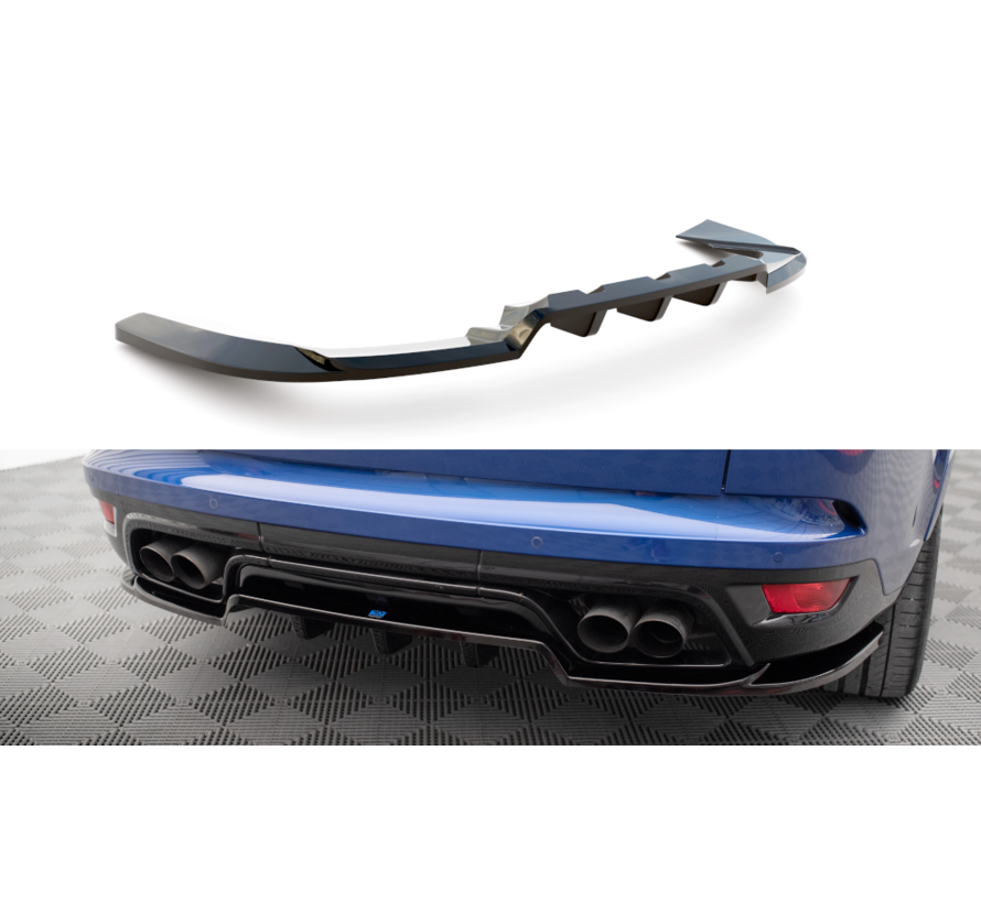 Maxton Design Central Rear Splitter (with vertical bars) Land Rover Range Rover Sport SVR Mk2