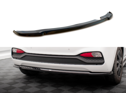 Maxton Design Maxton Design Central Rear Splitter Hyundai I20 Mk2 Facelift