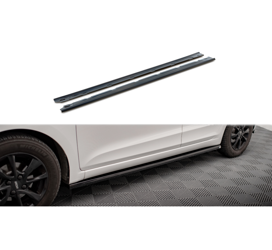 Maxton Design Side Skirts Diffusers Hyundai I20 Mk2 Facelift