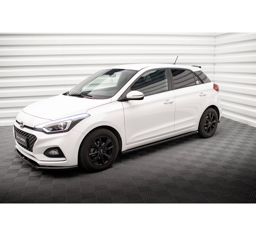 Maxton Design Side Skirts Diffusers Hyundai I20 Mk2 Facelift