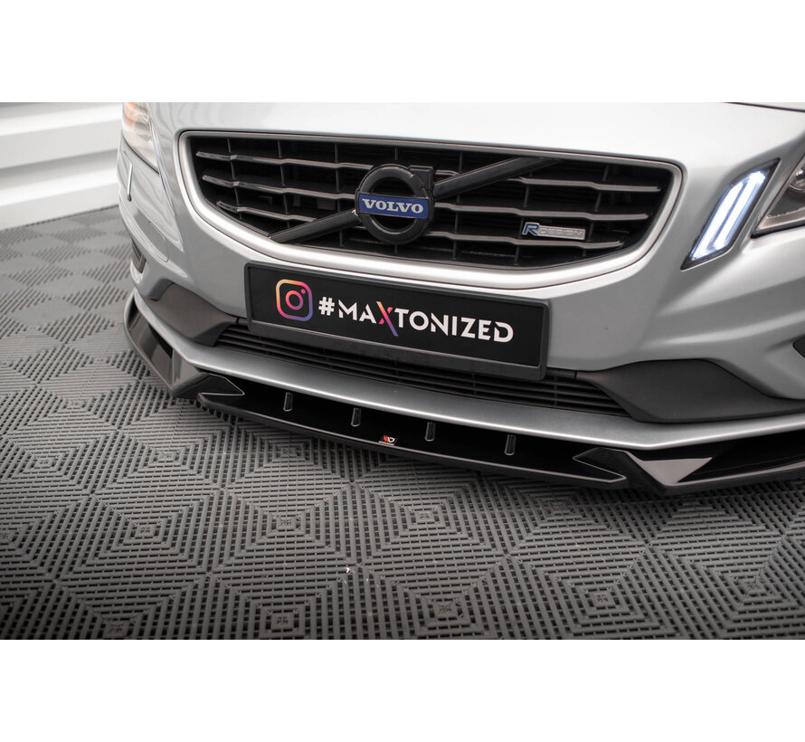 Maxton Design Front Splitter V.1 Volvo S60 R-Design Mk2