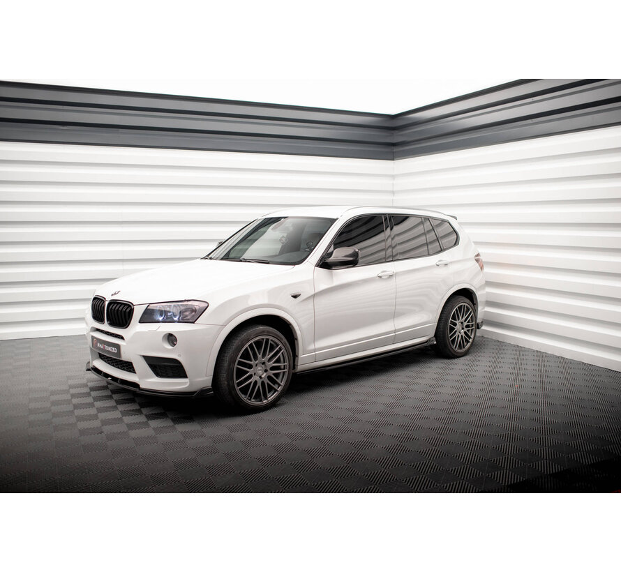 Maxton Design Side Skirts Diffusers BMW X3 M-Pack F25