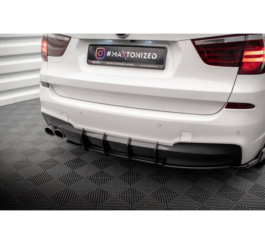 Maxton Design Street Pro Rear Diffuser BMW X3 M-Pack F25