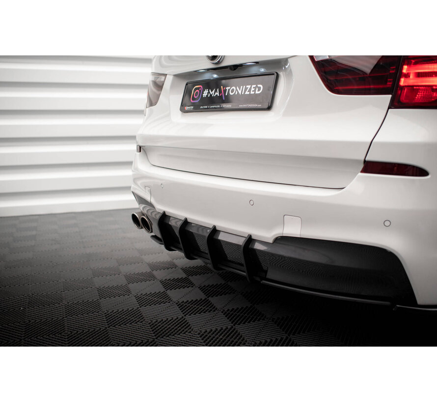 Maxton Design Street Pro Rear Diffuser BMW X3 M-Pack F25