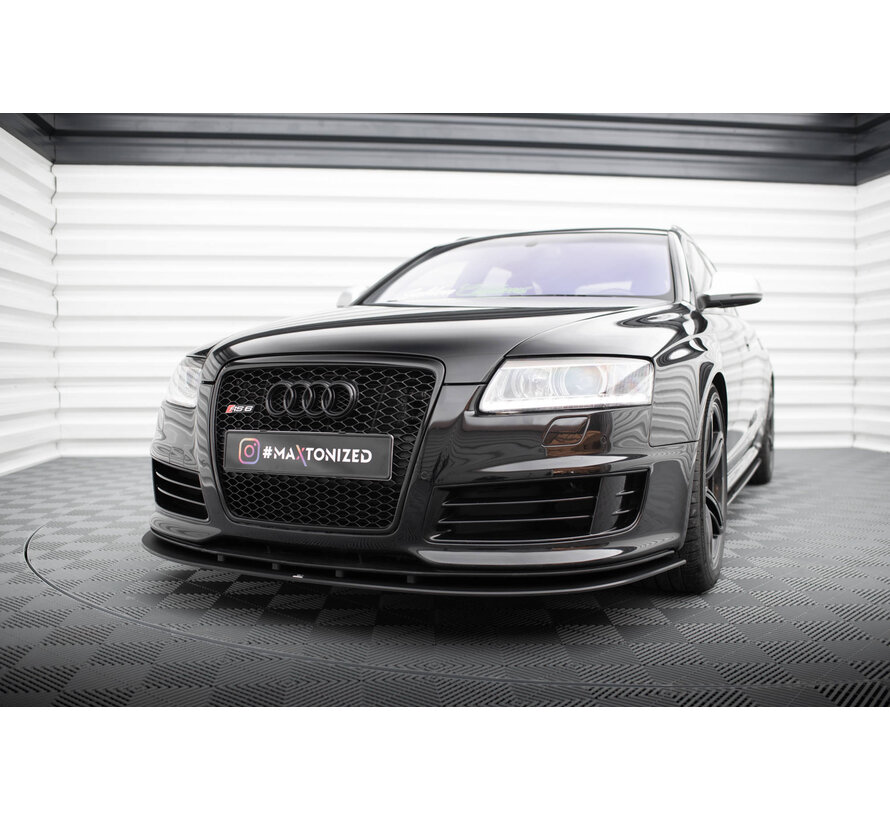 Maxton Design Street Pro Front Splitter Audi RS6 Avant C6