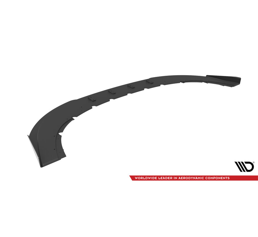 Maxton Design Street Pro Front Splitter + Flaps Audi RS6 Avant C6