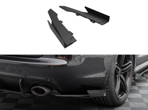 Maxton Design Maxton Design Street Pro Rear Side Splitters + Flaps Audi RS6 Avant C6