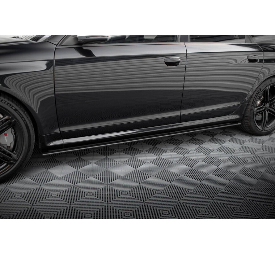 Maxton Design Street Pro Side Skirts Diffusers Audi RS6 Avant C6