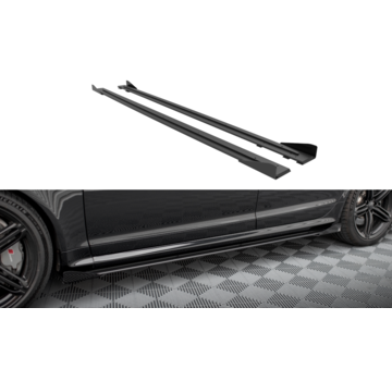 Maxton Design Maxton Design Street Pro Side Skirts Diffusers + Flaps Audi RS6 Avant C6
