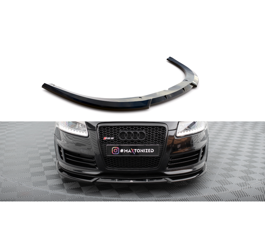 Maxton Design Front Splitter V.2 Audi RS6 Avant C6