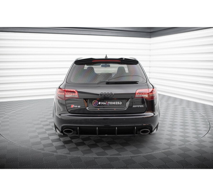 Maxton Design Rear Side Splitters Audi RS6 Avant C6