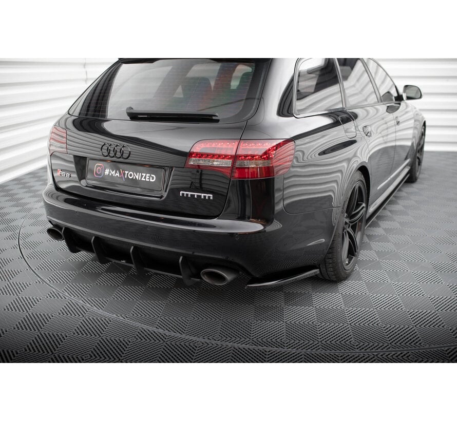 Maxton Design Rear Side Splitters Audi RS6 Avant C6