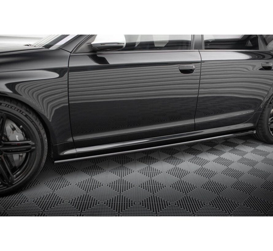 Maxton Design Side Skirts Diffusers V.2 Audi RS6 Avant C6