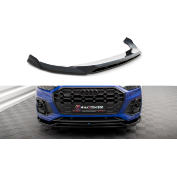 Maxton Design Maxton Design Front Splitter V.1 Audi SQ5 / Q5 S-Line SUV / Sportback Mk2 Facelift