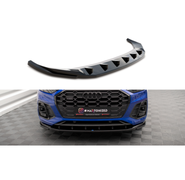 Maxton Design Maxton Design Front Splitter V.2 Audi SQ5 / Q5 S-Line SUV / Sportback Mk2 Facelift