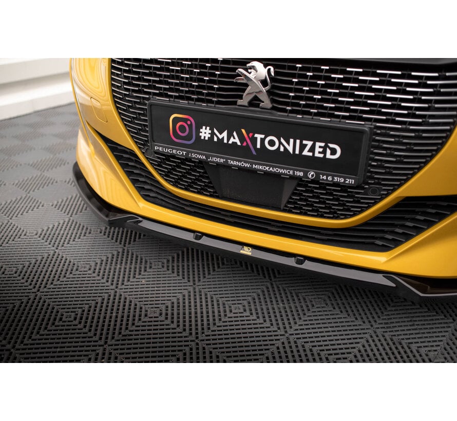 Maxton Design Front Splitter V.1 Peugeot 208 GT Mk2