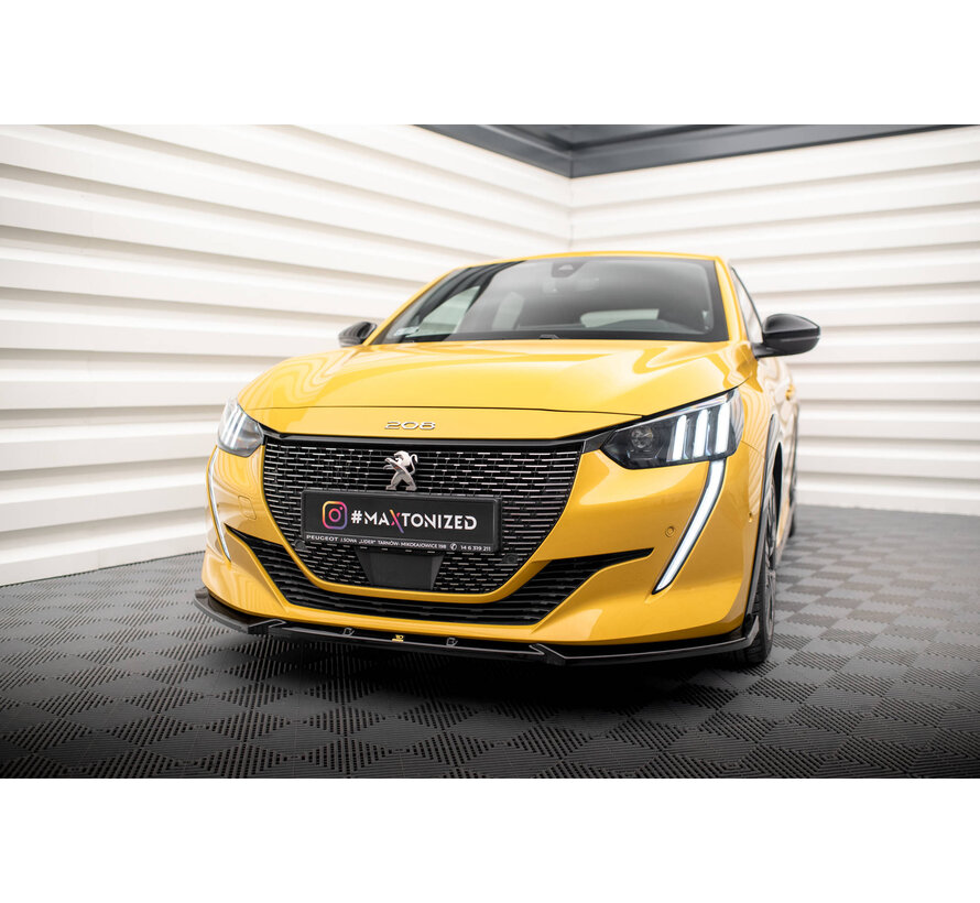 Maxton Design Front Splitter V.1 Peugeot 208 GT Mk2