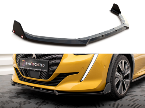 Maxton Design Maxton Design Front Splitter V.1 + Flaps Peugeot 208 GT Mk2