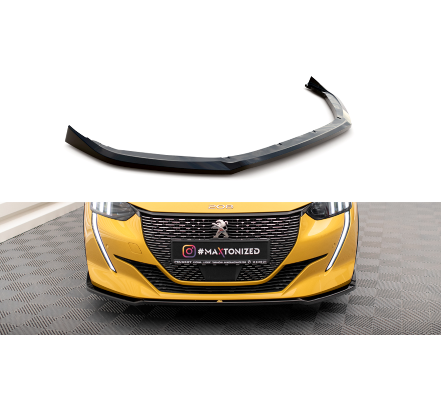 Maxton Design Front Splitter V.2 Peugeot 208 GT Mk2