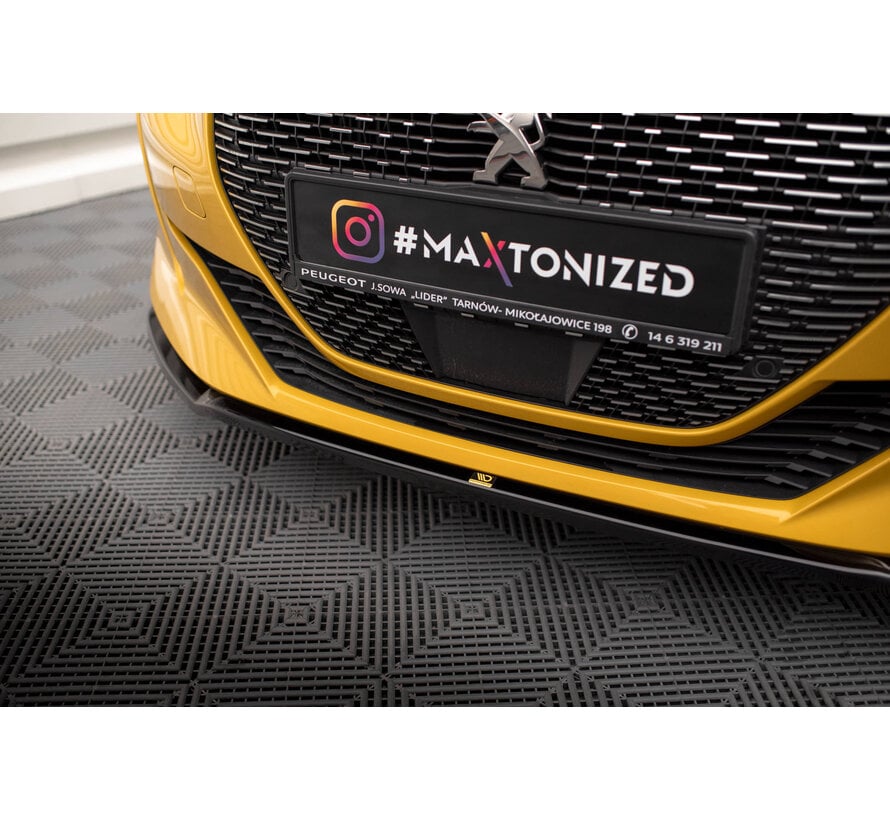 Maxton Design Front Splitter V.2 Peugeot 208 GT Mk2