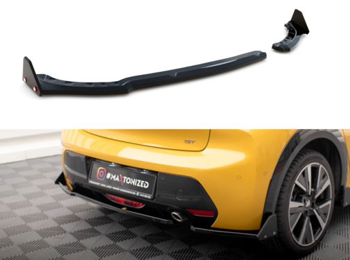 Maxton Design Maxton Design Rear Side Splitters V.1 + Flaps Peugeot 208 GT Mk2