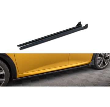 Maxton Design Maxton Design Side Skirts Diffusers + Flaps Peugeot 208 GT Mk2