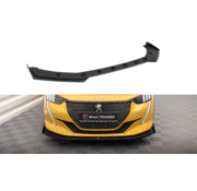 Maxton Design Maxton Design Street Pro Front Splitter + Flaps Peugeot 208 GT Mk2