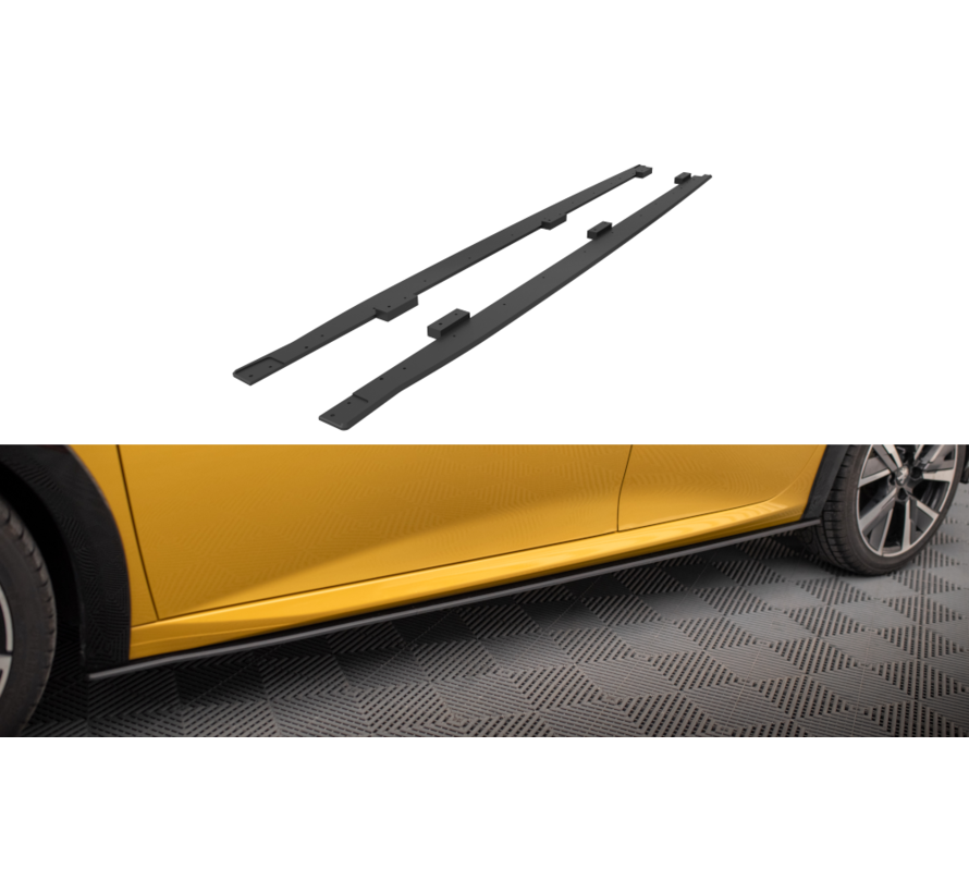 Maxton Design Street Pro Side Skirts Diffusers Peugeot 208 GT Mk2