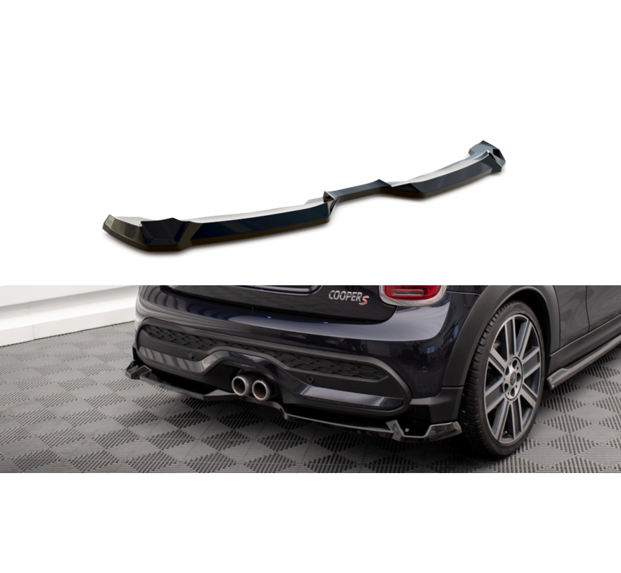 Maxton Design Central Rear Splitter Mini Cooper S F56 Facelift