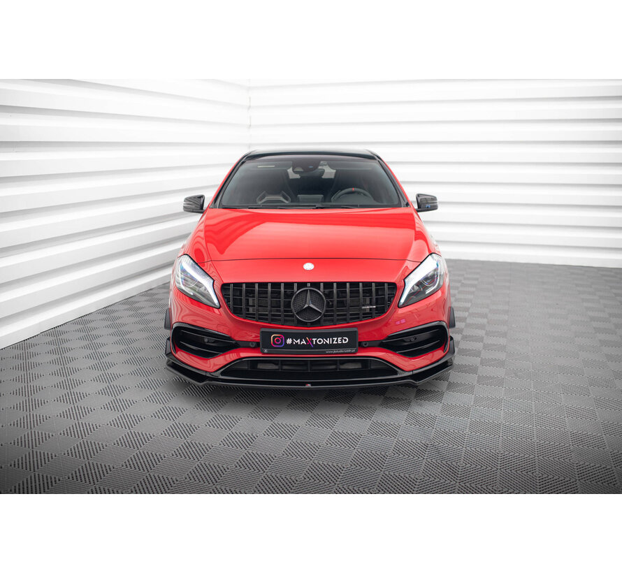 Maxton Design Front Splitter V.2 Mercedes-Benz A45 Aero W176 Facelift