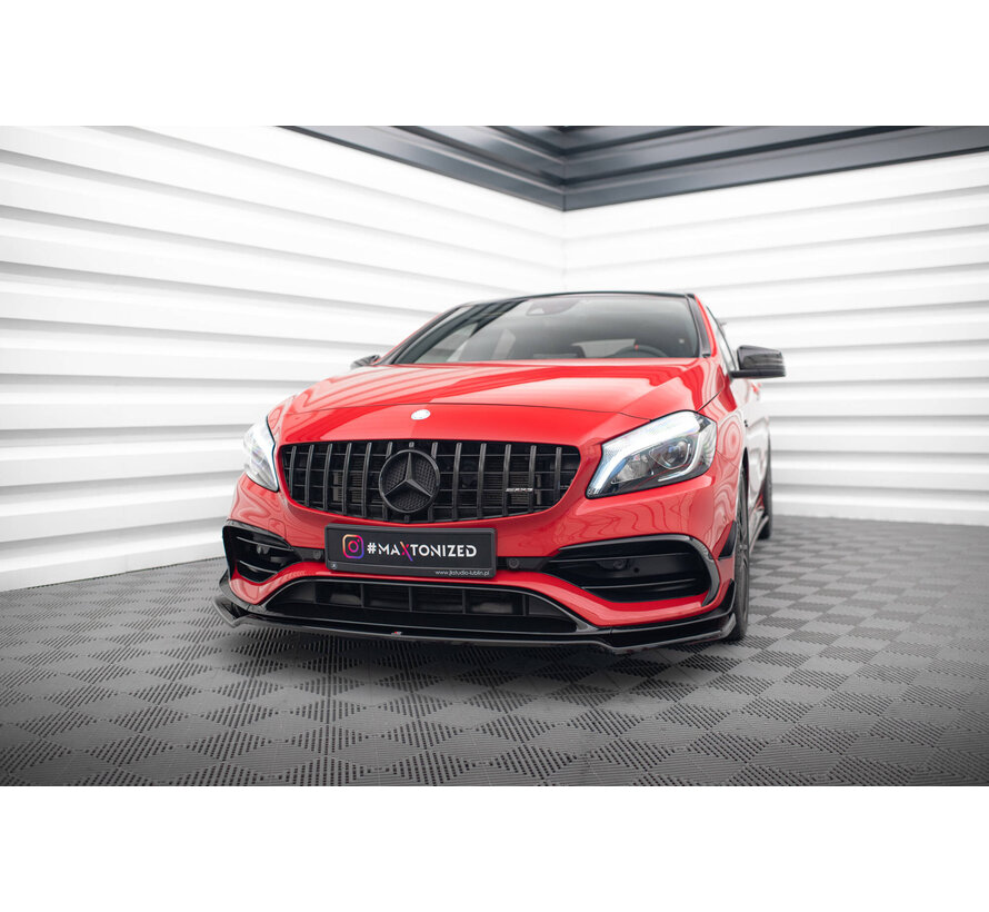 Maxton Design Front Splitter V.2 Mercedes-Benz A45 Aero W176 Facelift