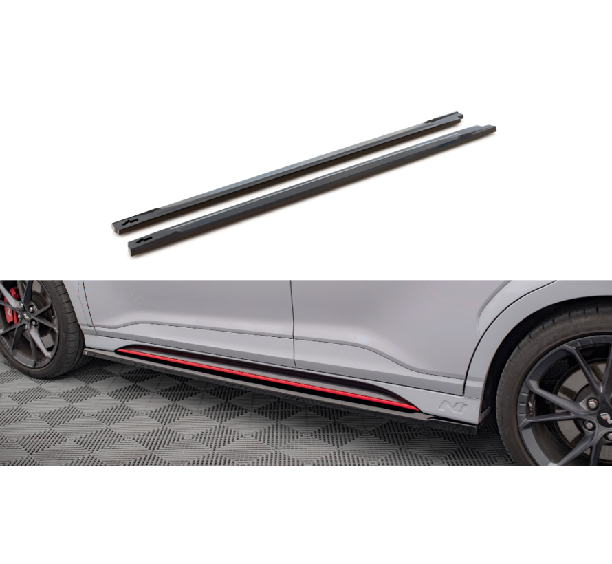 Maxton Design Side Skirts Diffusers V.1 Hyundai Kona N Mk1