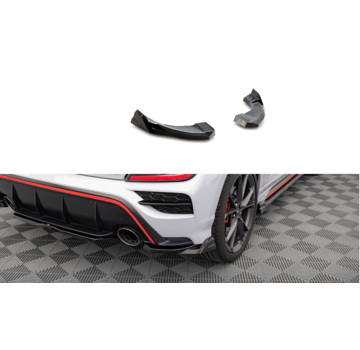 Maxton Design Maxton Design Rear Side Splitters V.2 Hyundai Kona Mk1