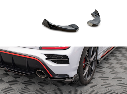 Maxton Design Maxton Design Rear Side Splitters V.2 Hyundai Kona Mk1