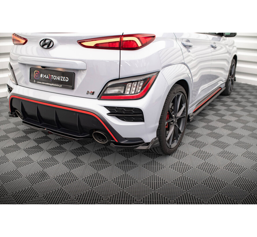 Maxton Design Rear Side Splitters V.2 Hyundai Kona Mk1