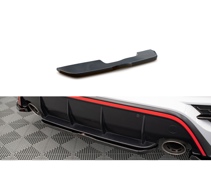 Maxton Design Central Rear Splitter for Hyundai Kona N Mk1