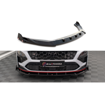 Maxton Design Maxton Design Front Splitter V.2 + Flaps Hyundai Kona N Mk1