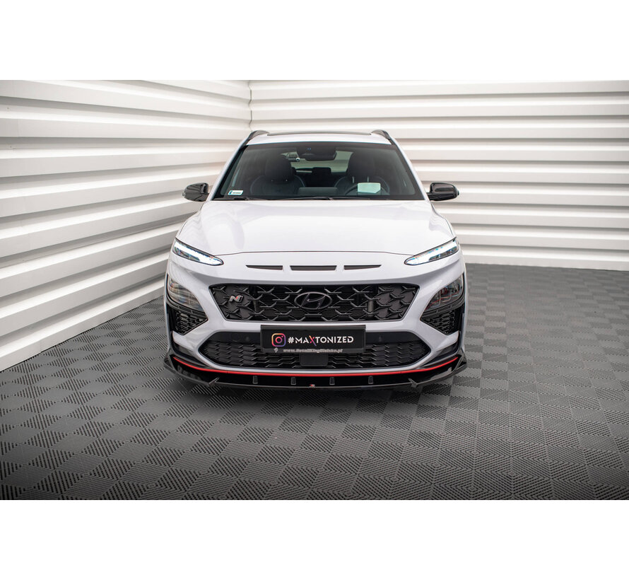 Maxton Design Front Splitter V.2 Hyundai Kona N Mk1