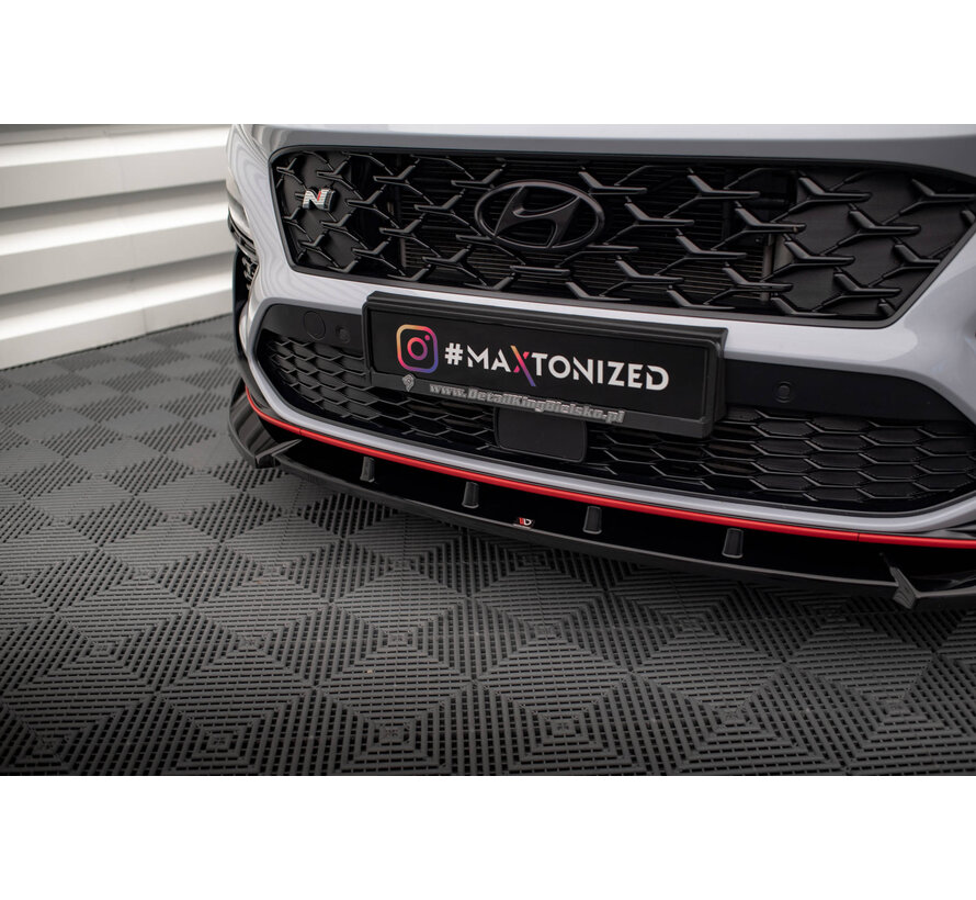 Maxton Design Front Splitter V.2 Hyundai Kona N Mk1