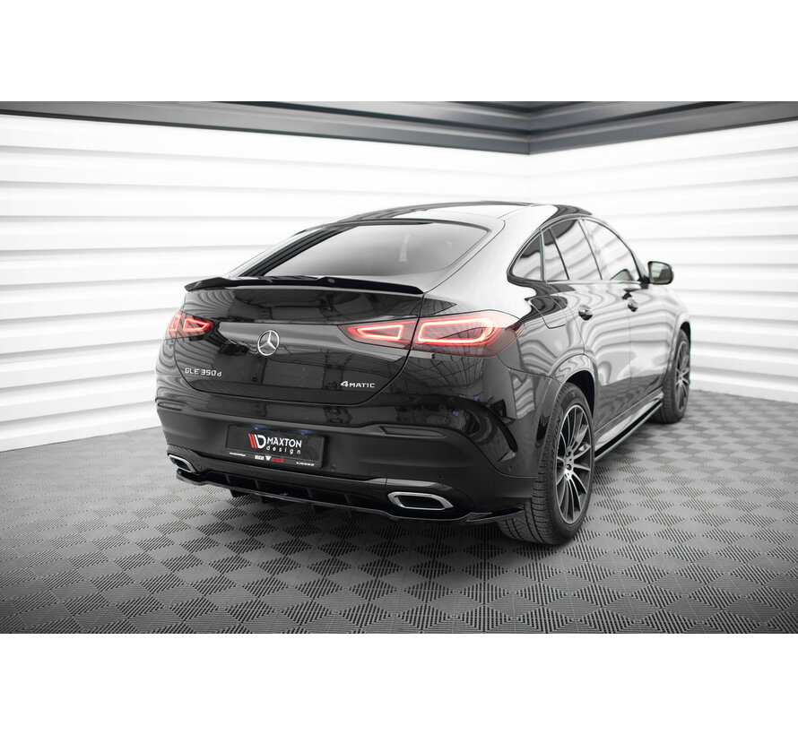 Maxton Design Central Rear Splitter (with vertical bars) Mercedes-Benz GLE Coupe AMG-Line C167