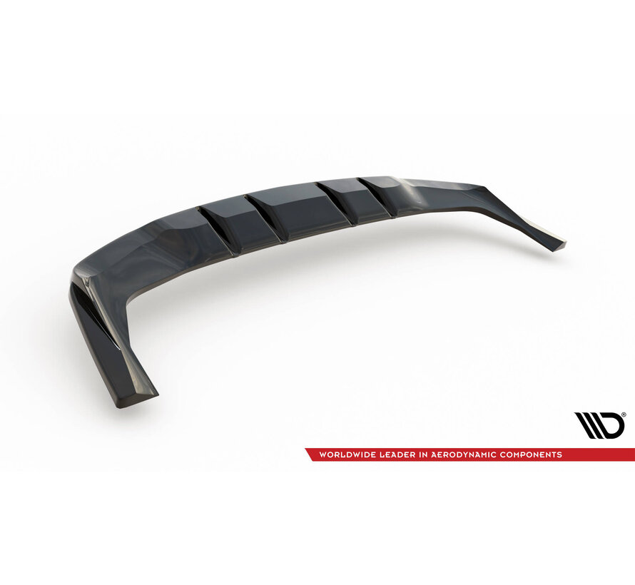 Maxton Design Central Rear Splitter (with vertical bars) Mercedes-Benz GLE Coupe AMG-Line C167